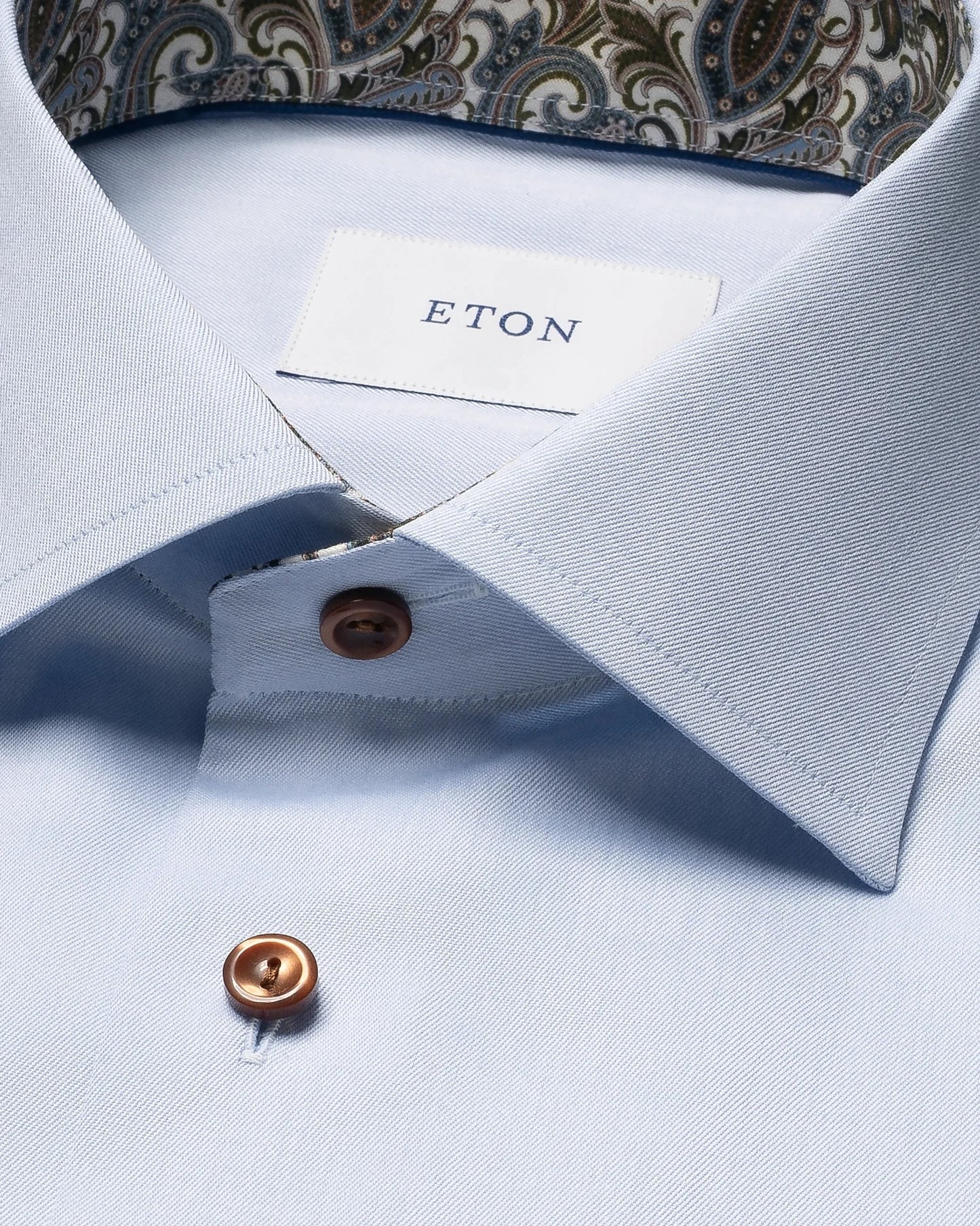 Eton Paisley Effect Signature Twill Shirt