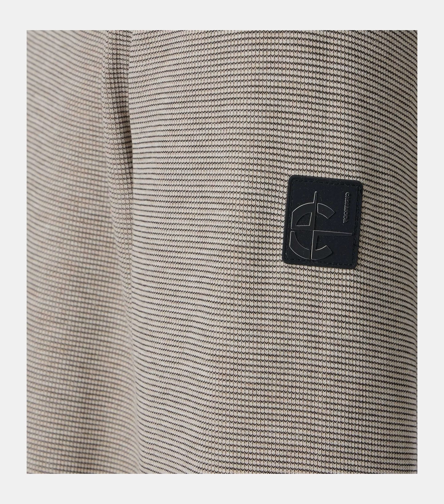 Casa Moda Plaza Taupe Quarter Zip