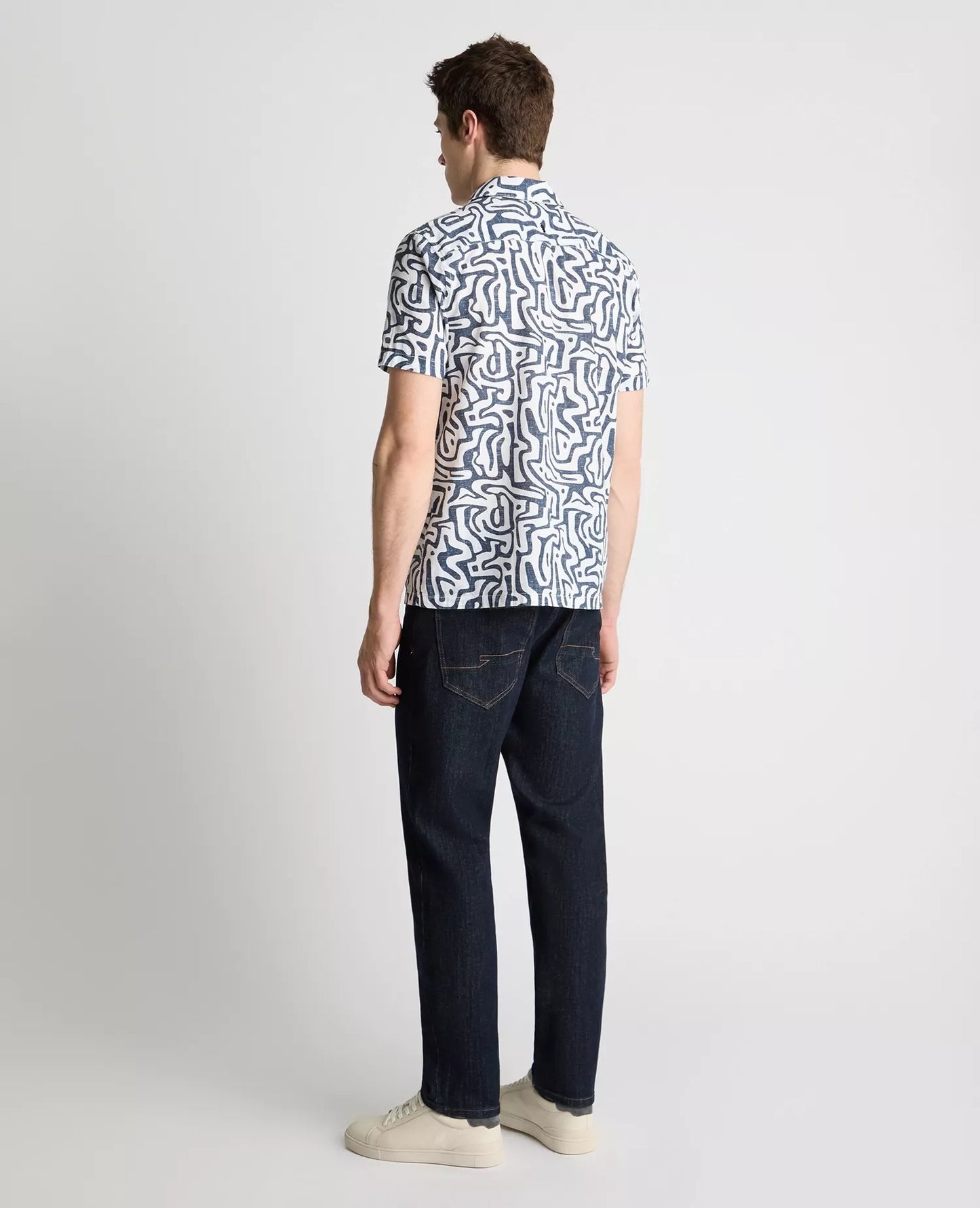 Remus Uomo Paolo Tapered Fit Cotton-Linen Shirt