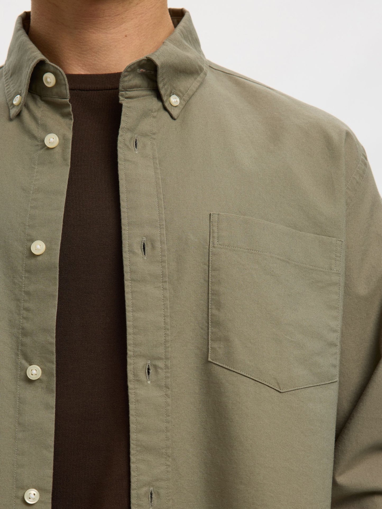 Selected Homme Oxford Shirt - Olive