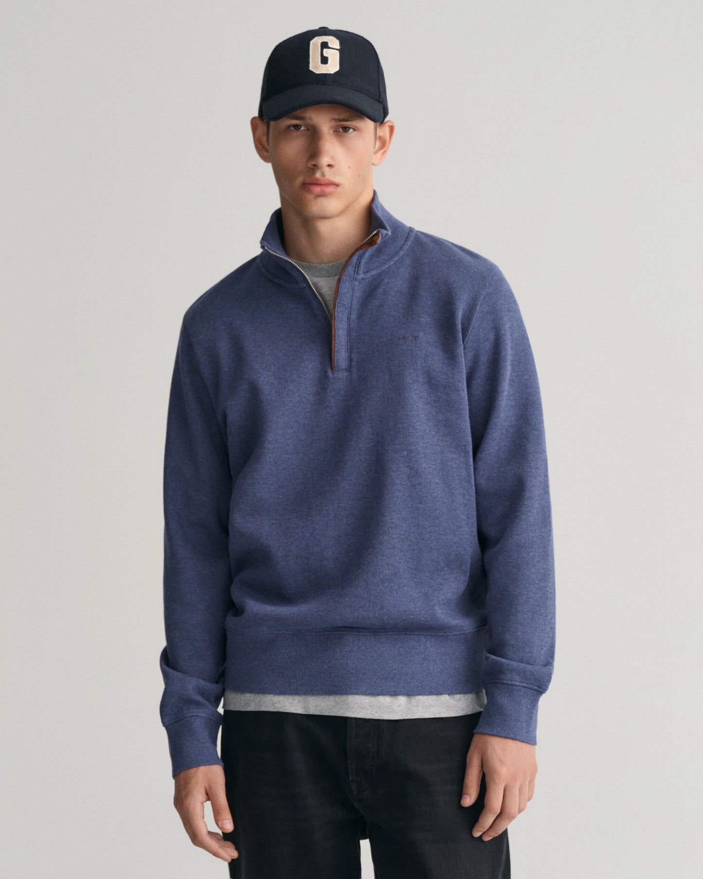 Gant Sacker Rib Half-Zip Sweatshirt