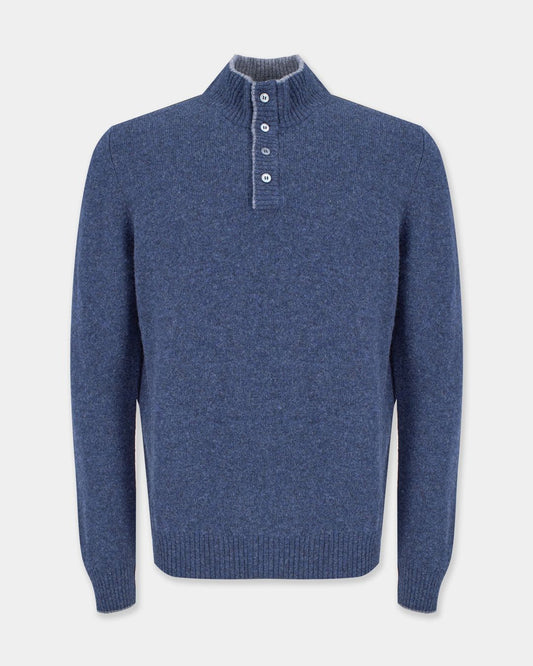 Gran Sasso Wool 1/2 Zip Sweater