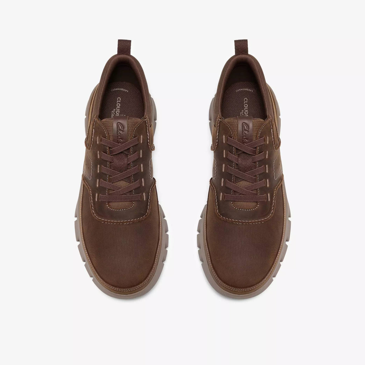 Clarks Step365 Style Leather Shoe - Beeswax