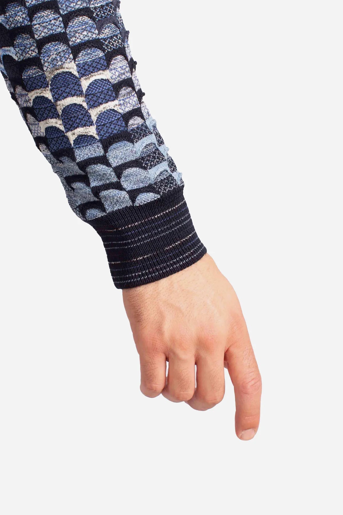 Multicoloured Geometric Pattern Sweater