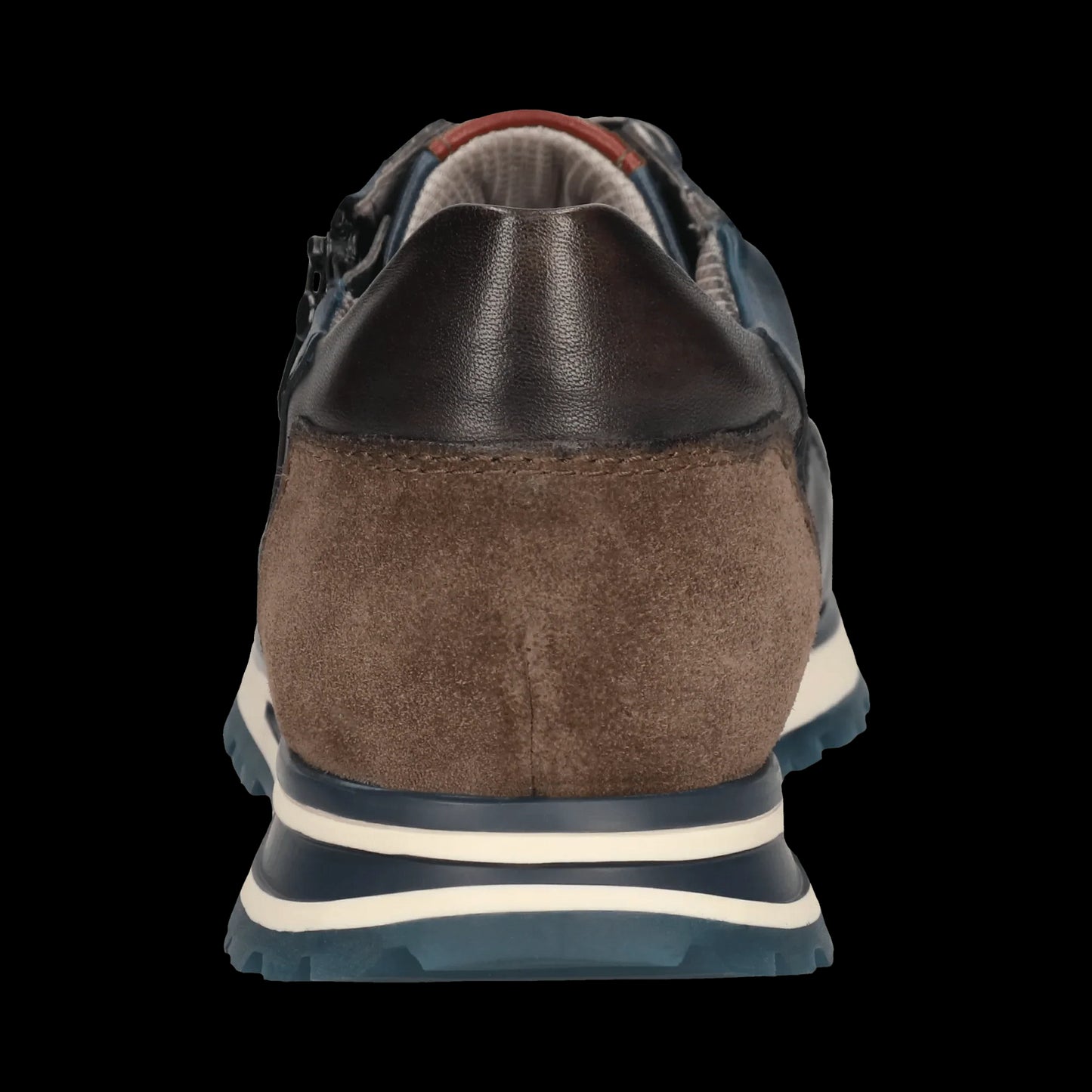 Leather Side Zip Sneaker