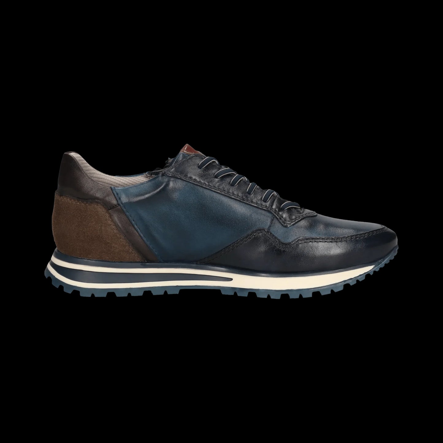 Leather Side Zip Sneaker