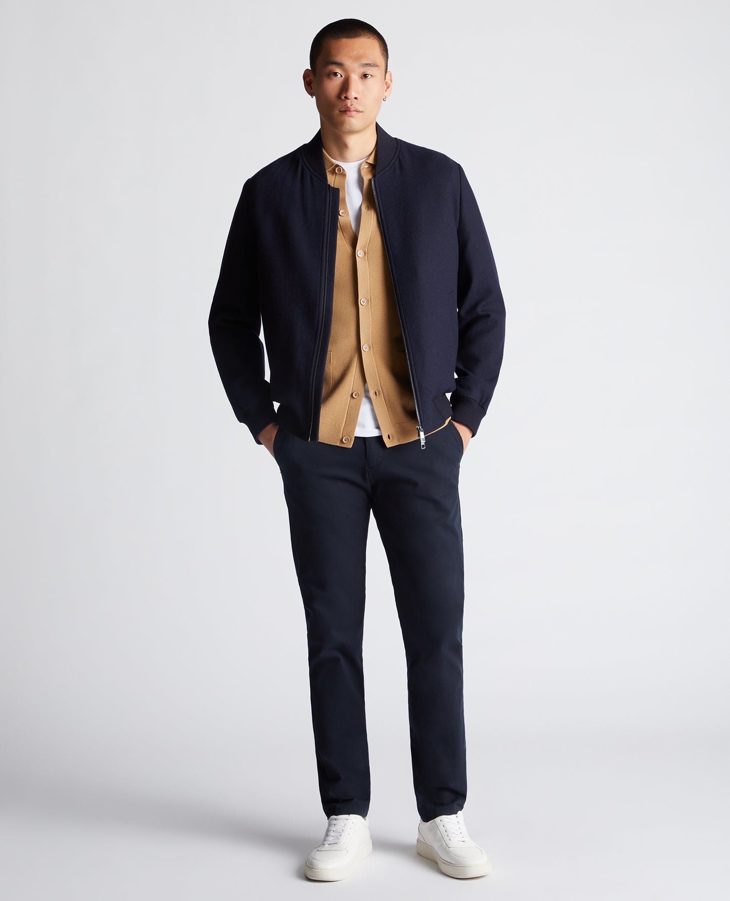 Remus Uomo Flannel Bomber Jacket