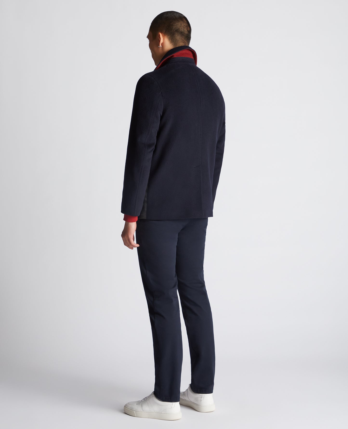 Remus Uomo Oliver Wool Peacoat