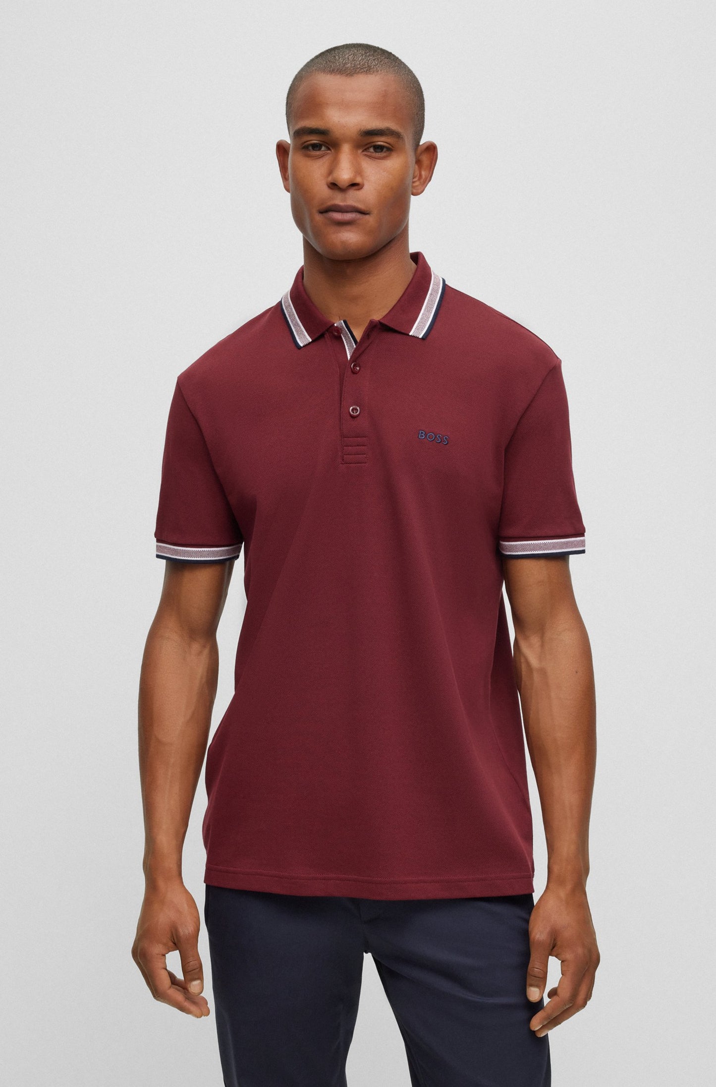 Boss Organic Cotton Polo Shirt With Logo
