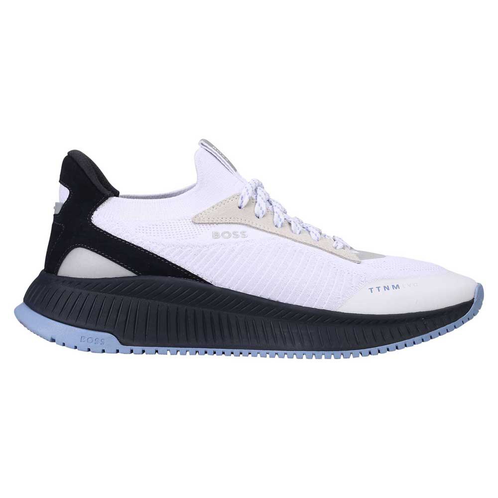 Boss Sock Trainers with Knitted Upper and Fishbone Sole