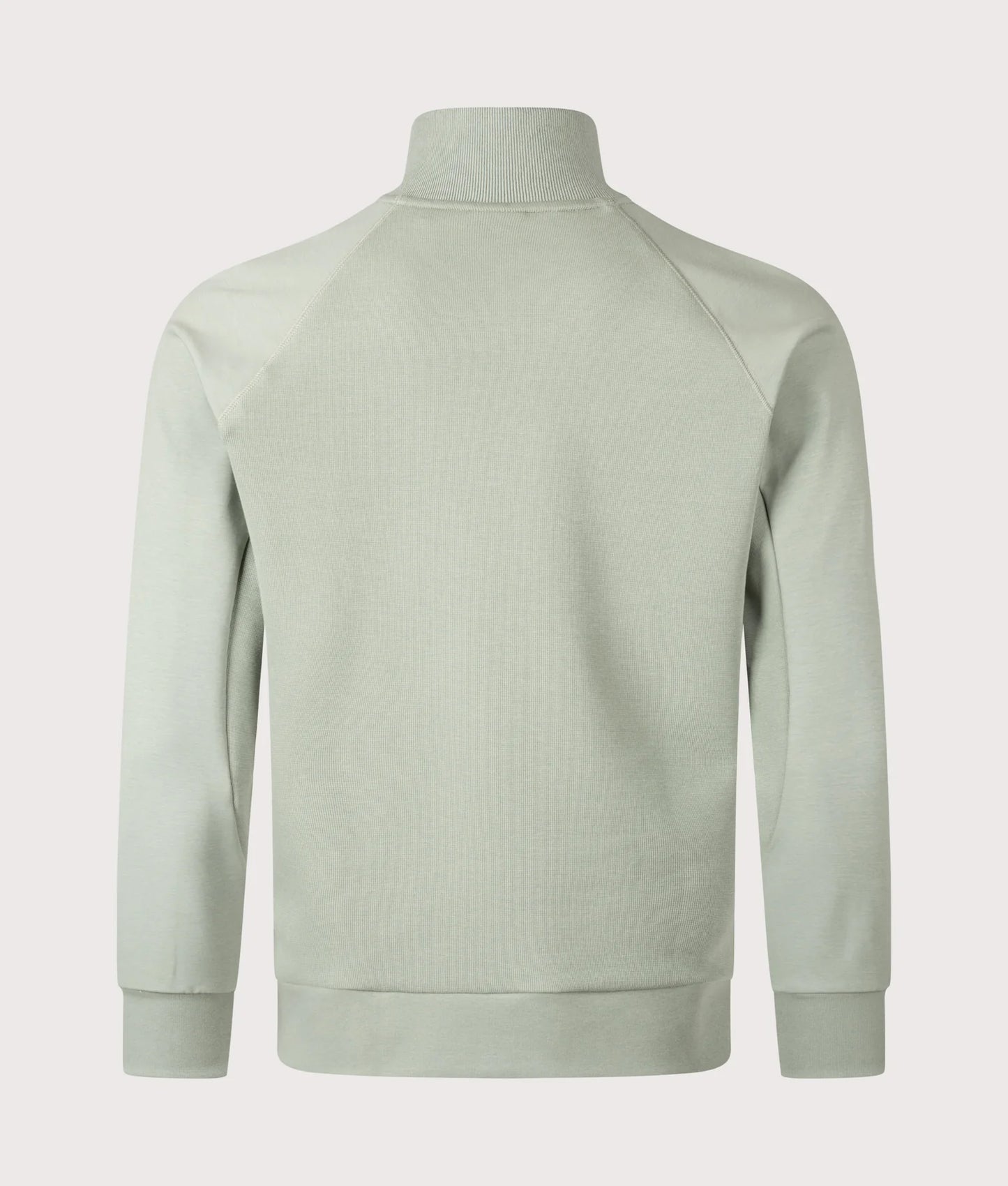 Boss 1/4 Zip Patch Logo Rib Sweatshirt