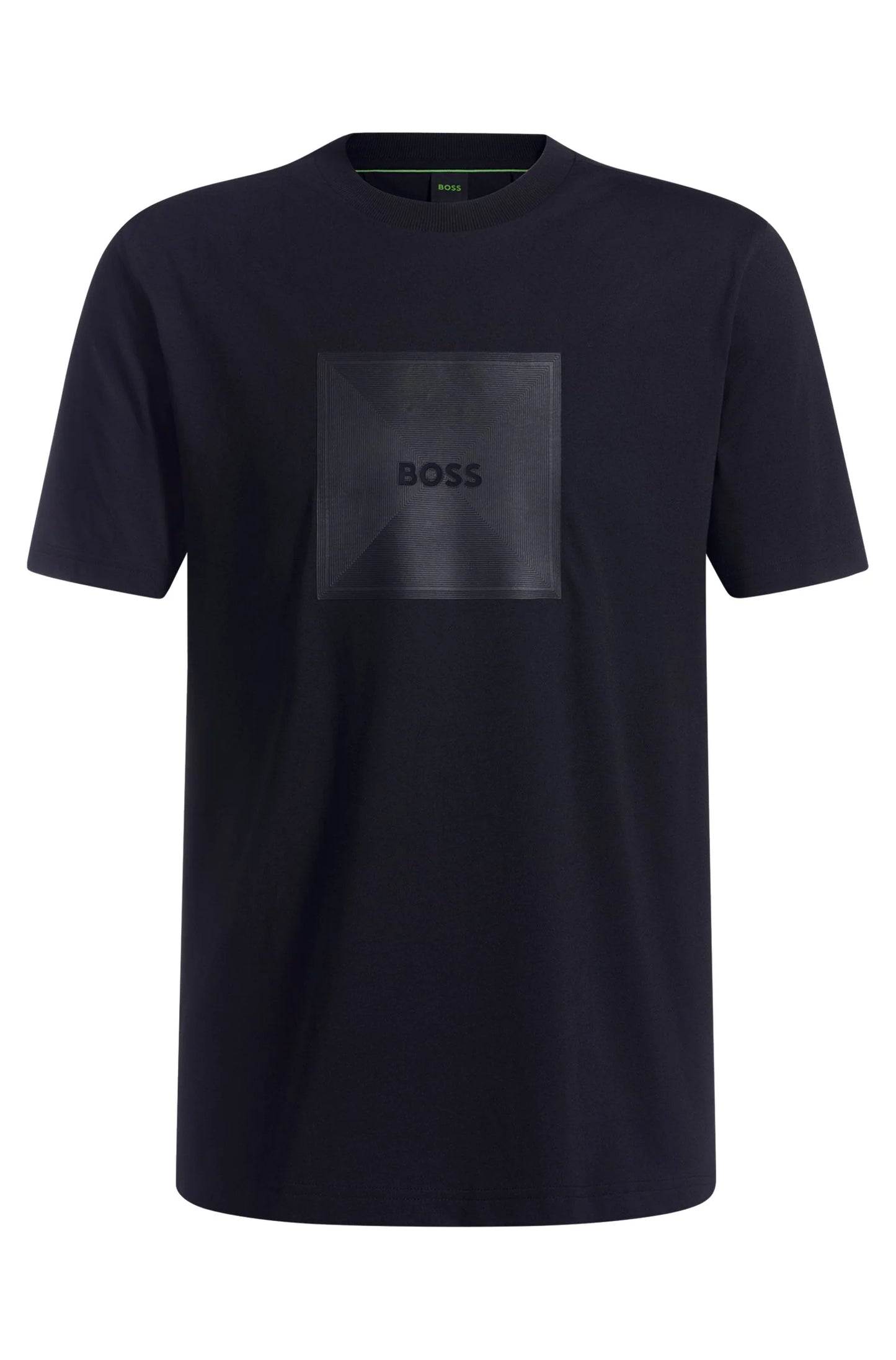Boss Cotton-jersey T-shirt with fineline logo artwork