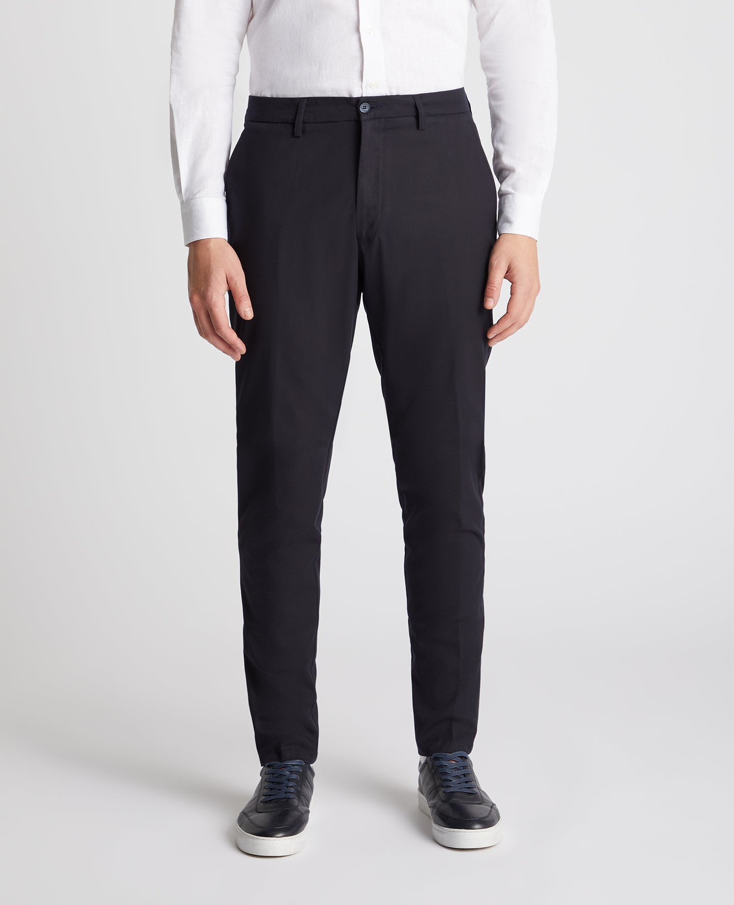 Remus Uomo Black Edison Casual Trousers