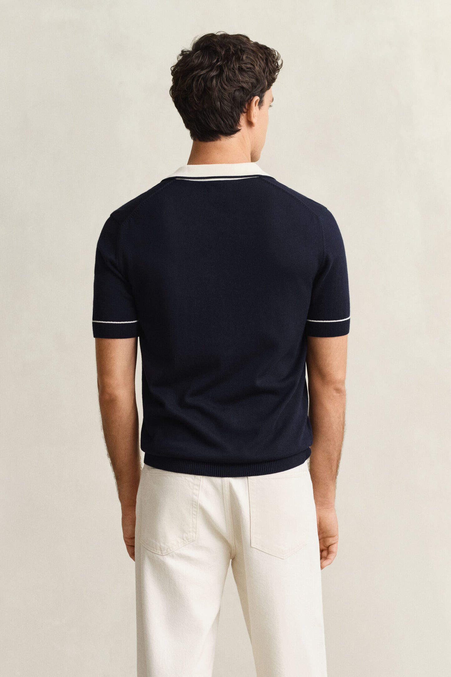 Gant Cotton Modal Polo Sweater
