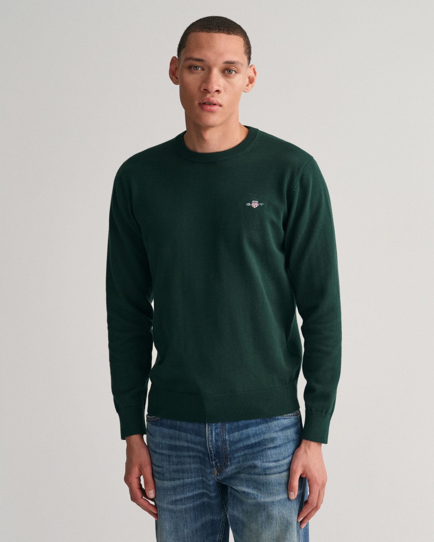 Gant Classic Cotton Crewneck Jumper