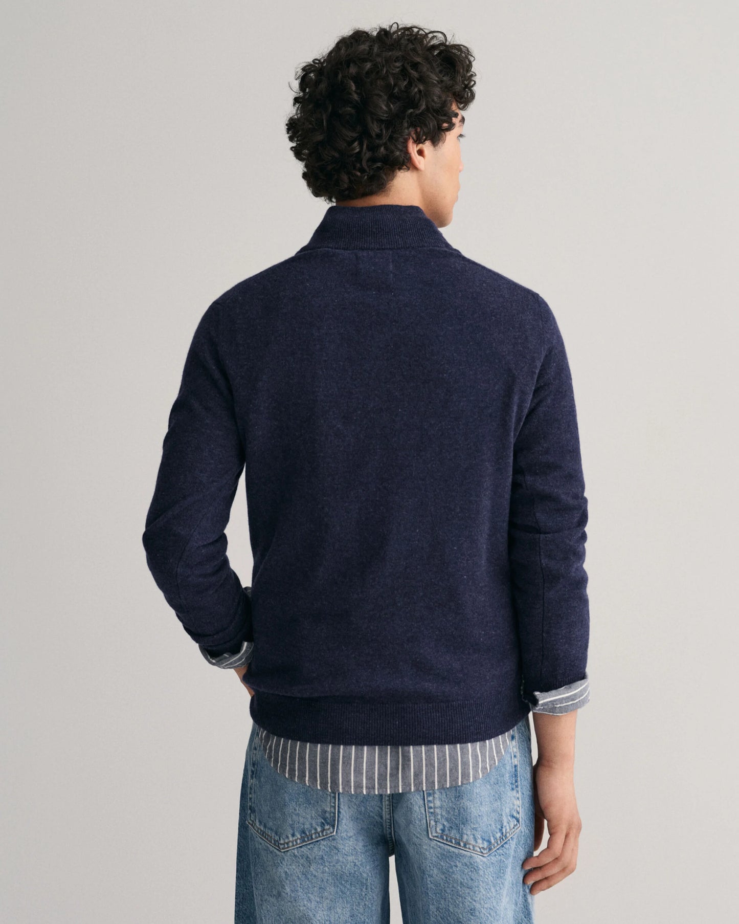 Gant Superfine Lambswool Half-Zip Sweater