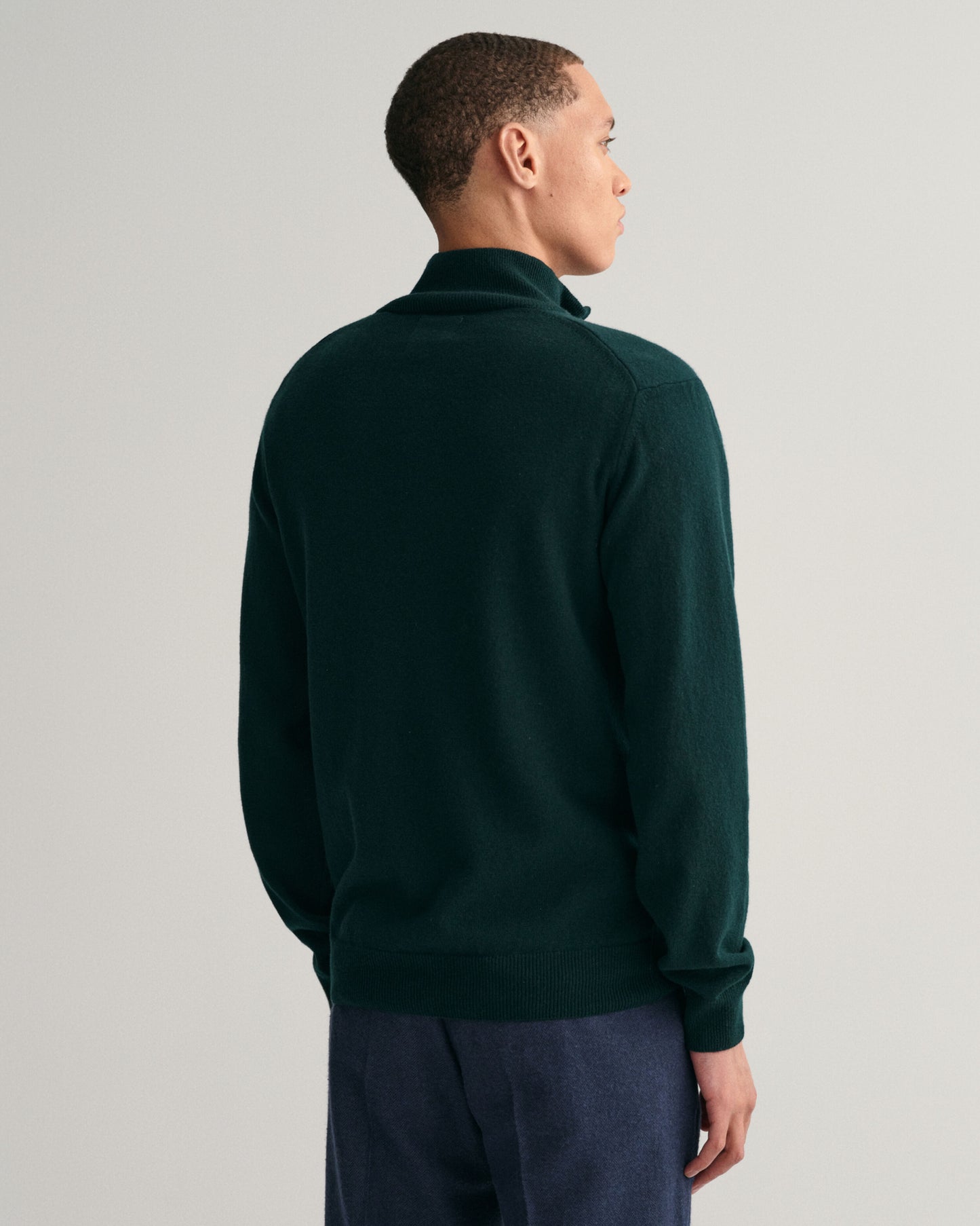 Gant Superfine Lambswool Half-Zip Sweater
