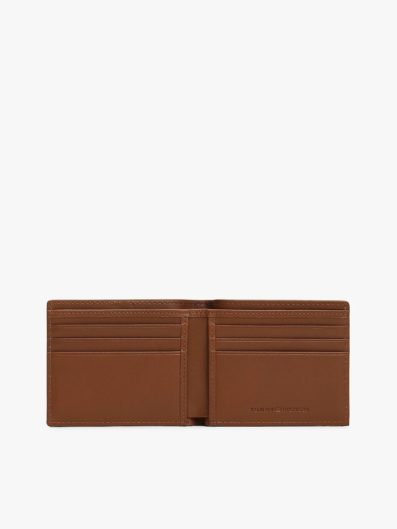 Tommy Hilfiger Corporate Logo Leather Credit Card Wallet