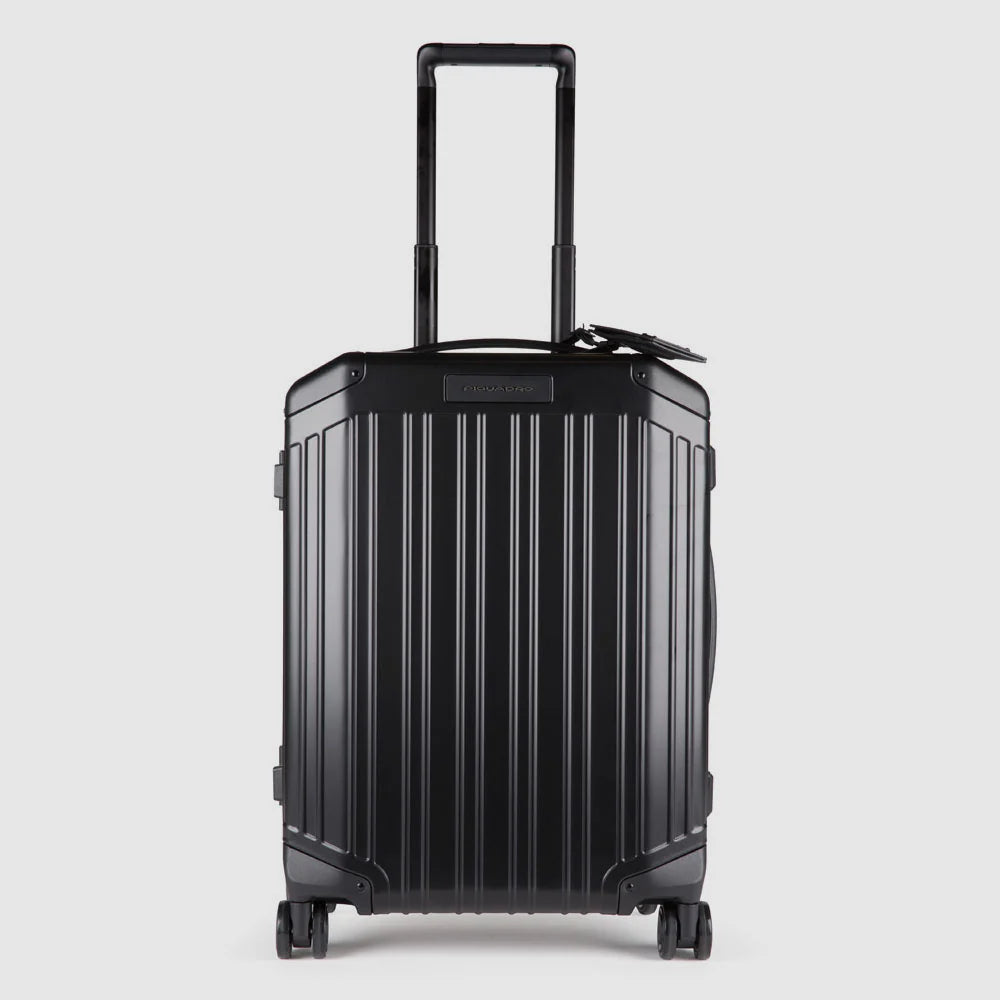 Piquadro Ultra Slim Hardside Spinner with Shirt Sleeve