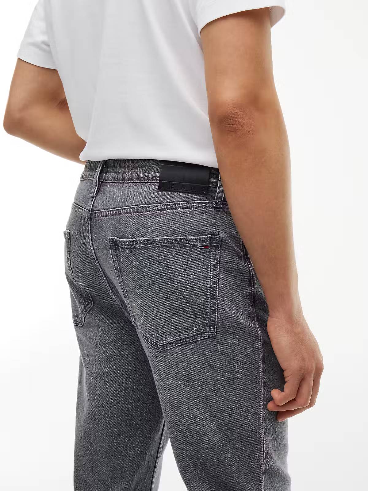 Tommy Jeans Ryan Slim Straight Jeans – Grey Denim