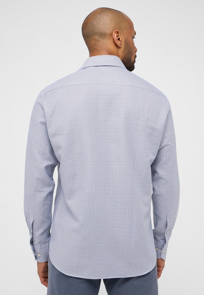 Eterna Long Sleeve Pattern Shirt