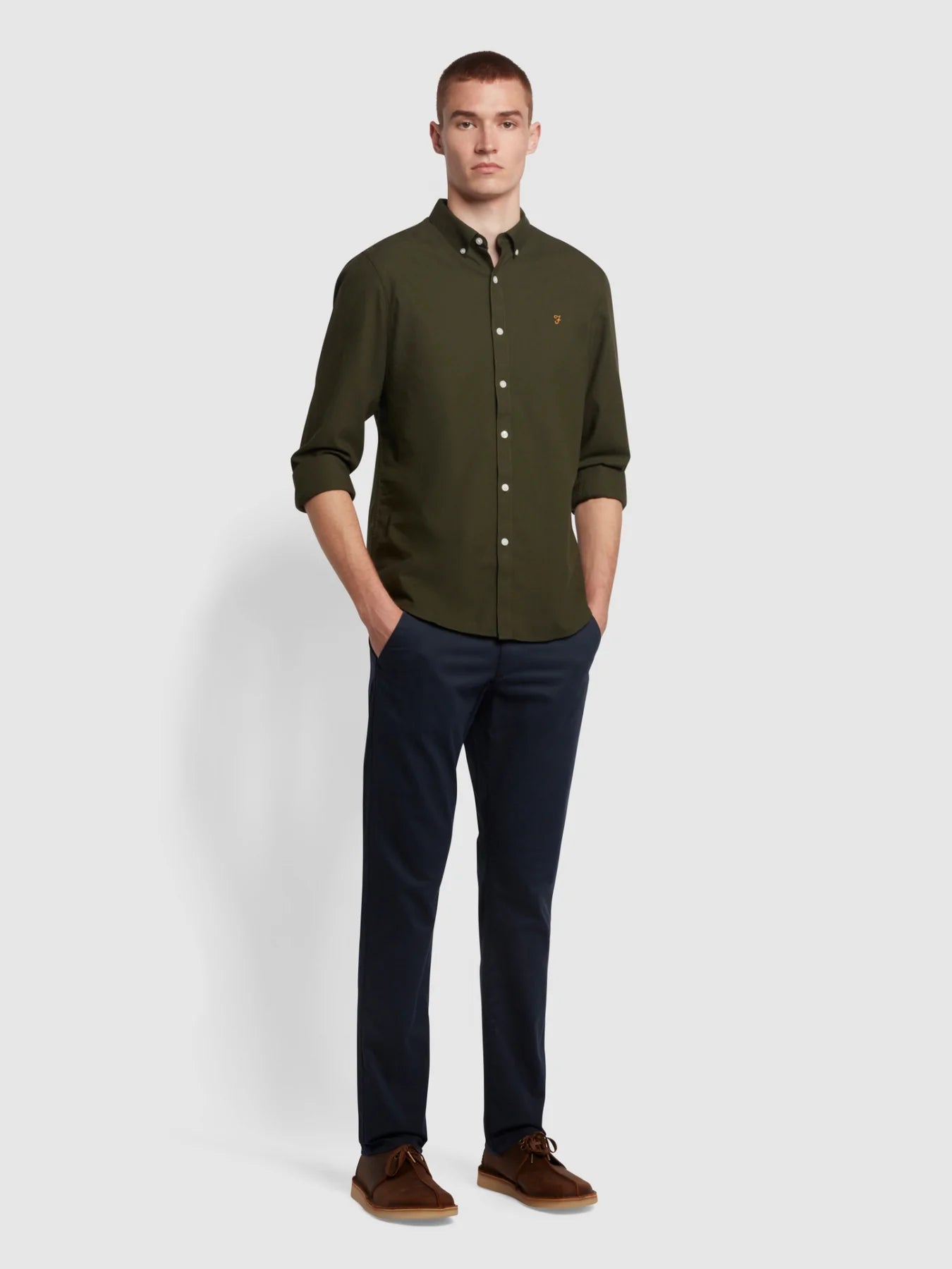 Farah Brewer Long Sleeve BD Shirt