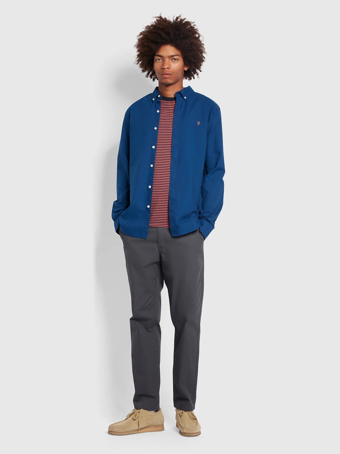 Farah Brewer Long Sleeve BD Shirt