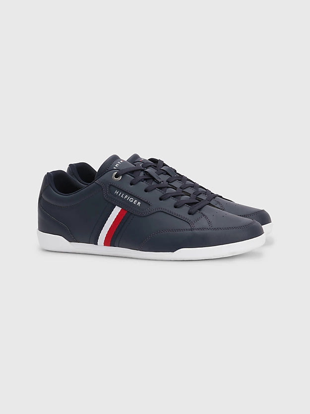 Tommy Hilfiger Classic Webbing Leather Cupsole Trainers