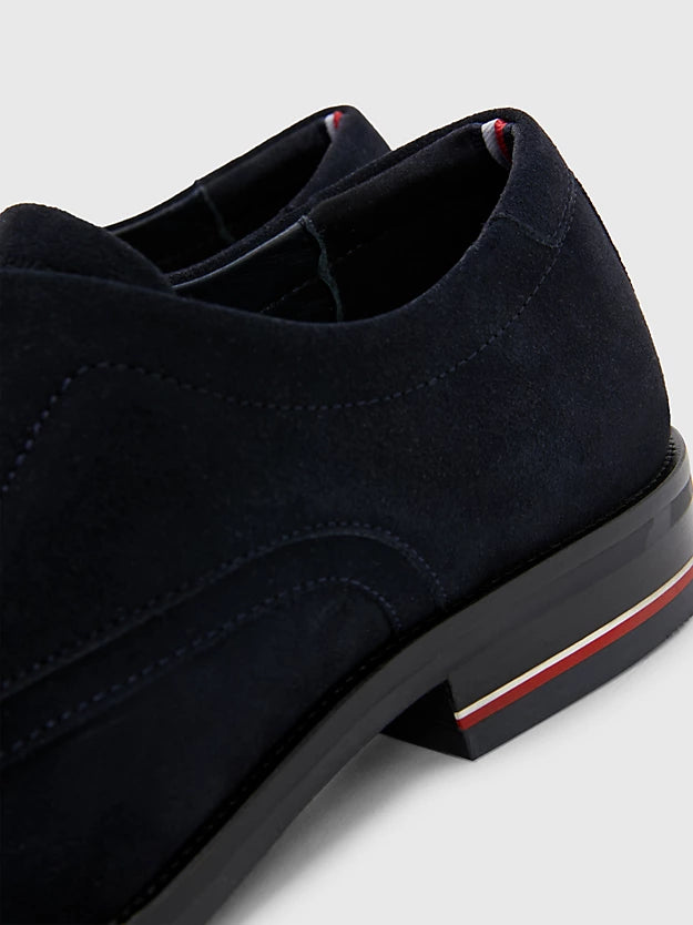 Tommy Hilfiger Signature Heel Suede Lace-up Shoes