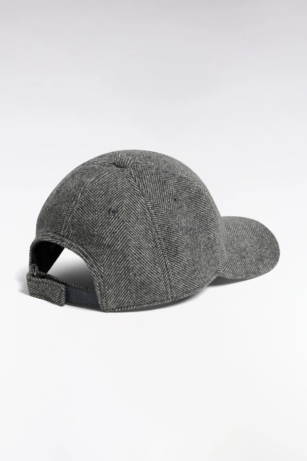 Eden Park Herringbone Wool Blend Cap – Grey