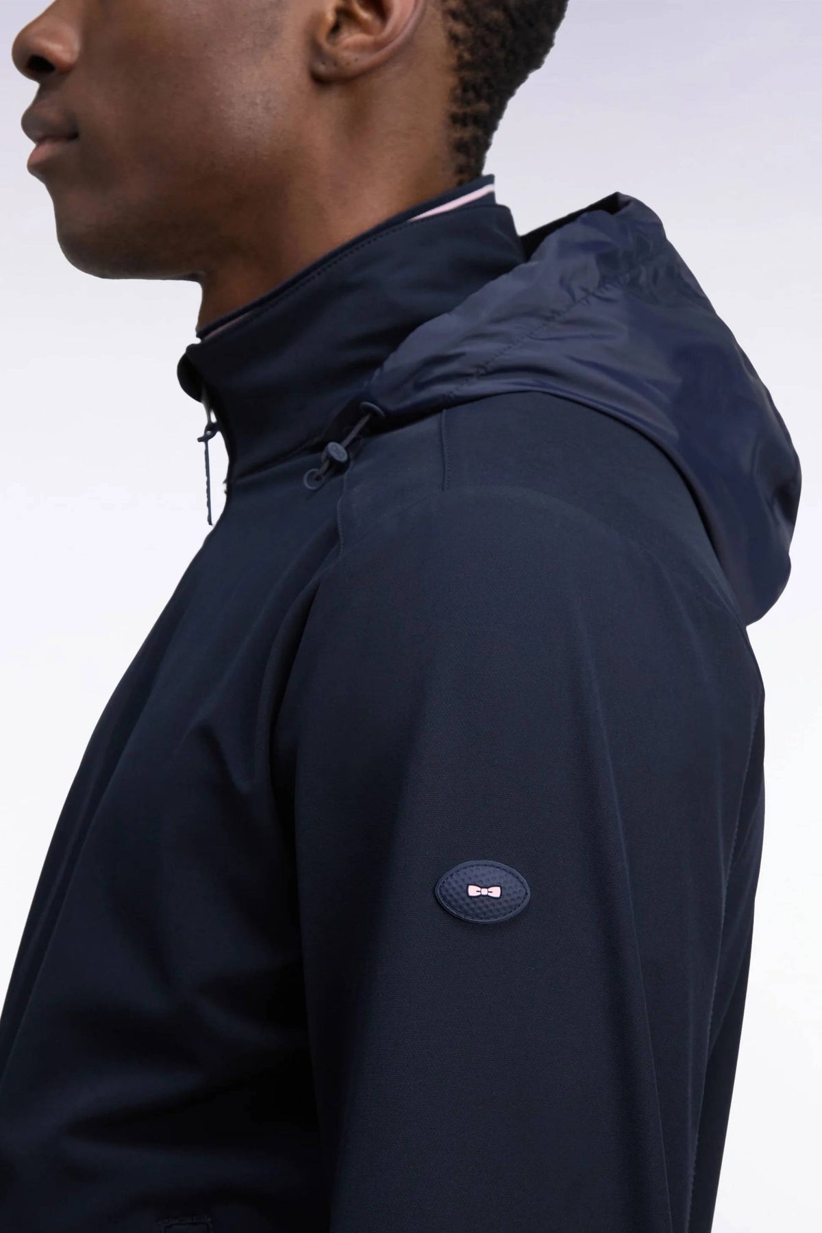 Eden Park Lightweight Nylon Golf Windbreaker - Navy