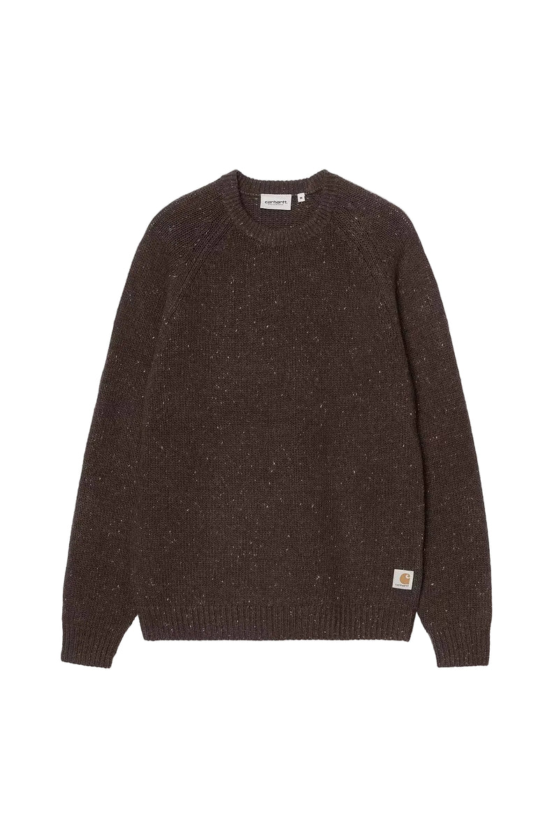 Carhartt WIP Anglistic Sweater – Speckled Tobacco