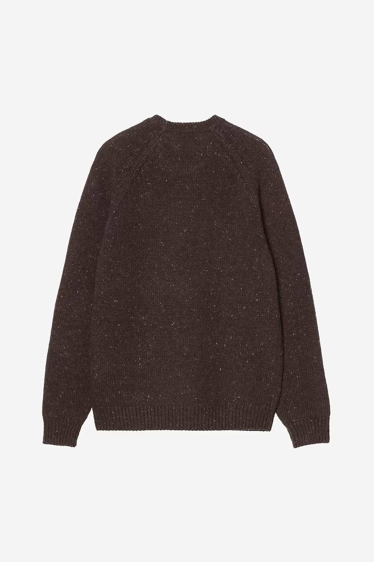 Carhartt WIP Anglistic Sweater – Speckled Tobacco