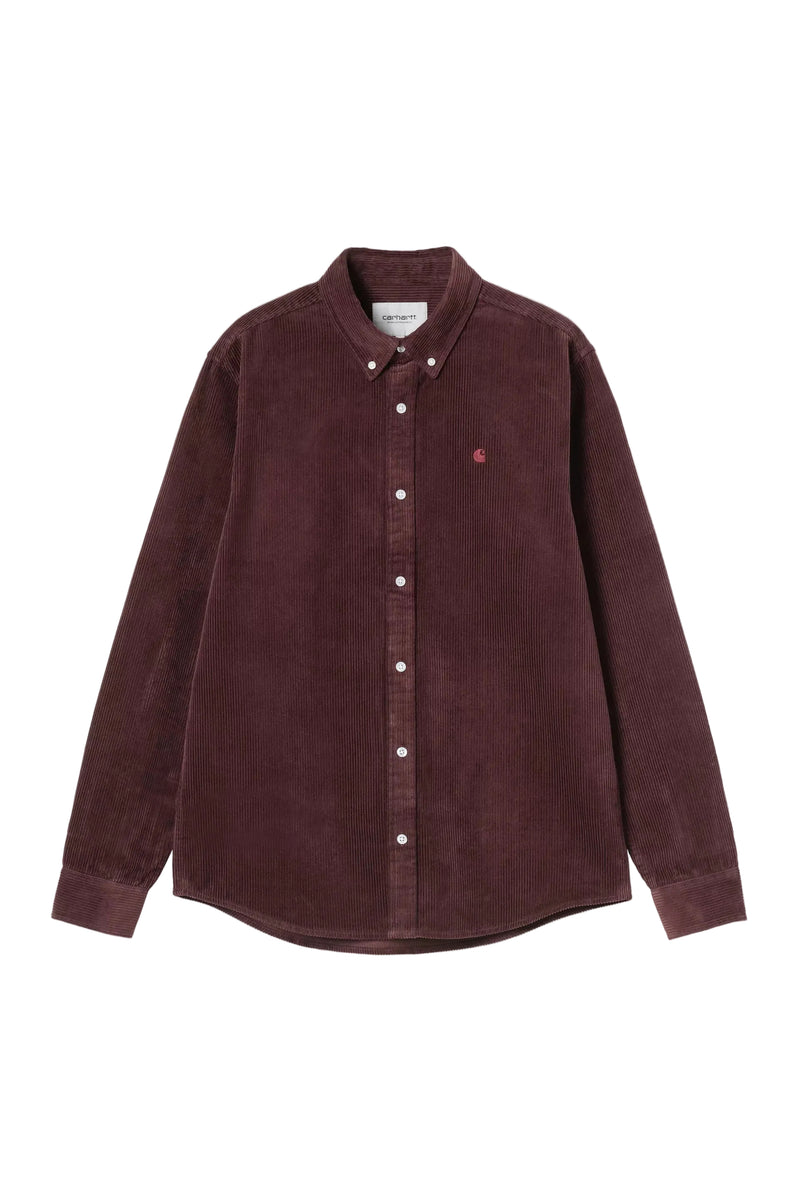 Carhartt WIP Madison Cord Shirt - Amarone