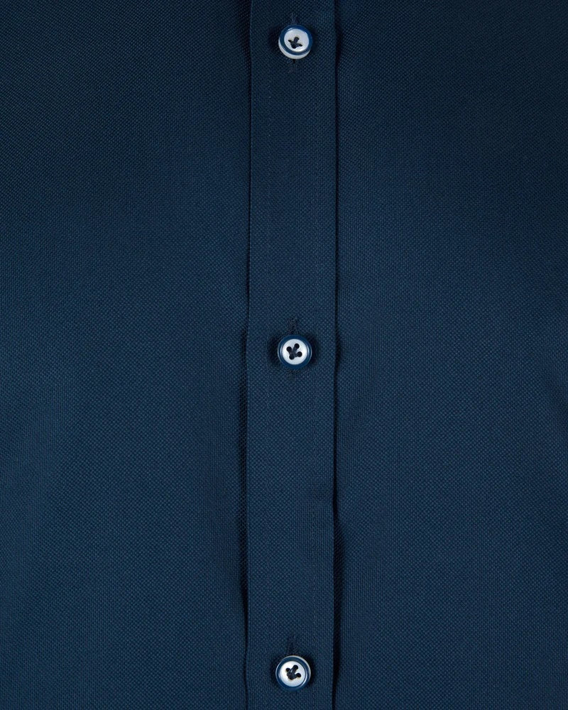 Andre JW Rhine Long Sleeve Casual Shirt - Navy