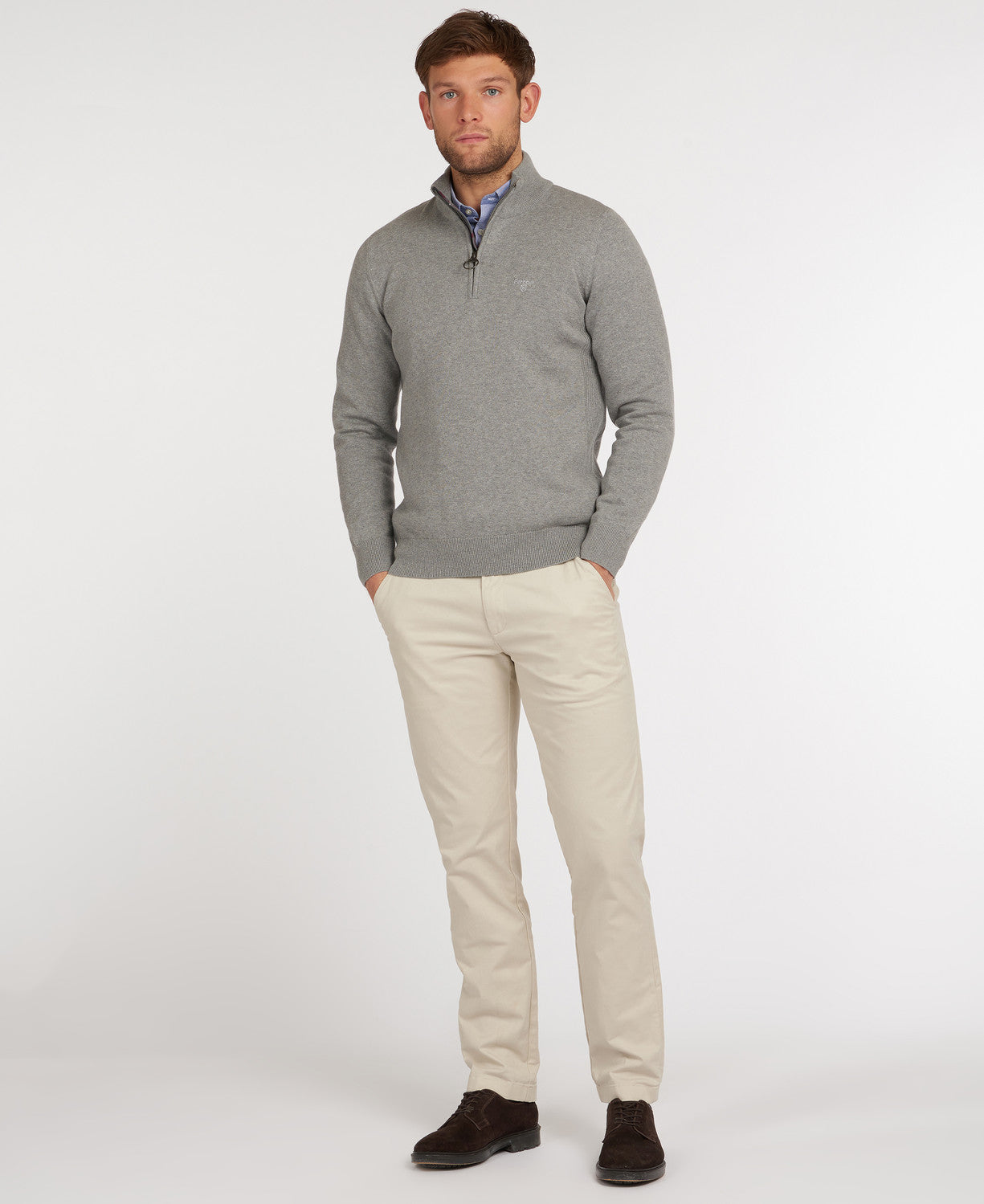 Barbour Cotton Half Zip Jumper
