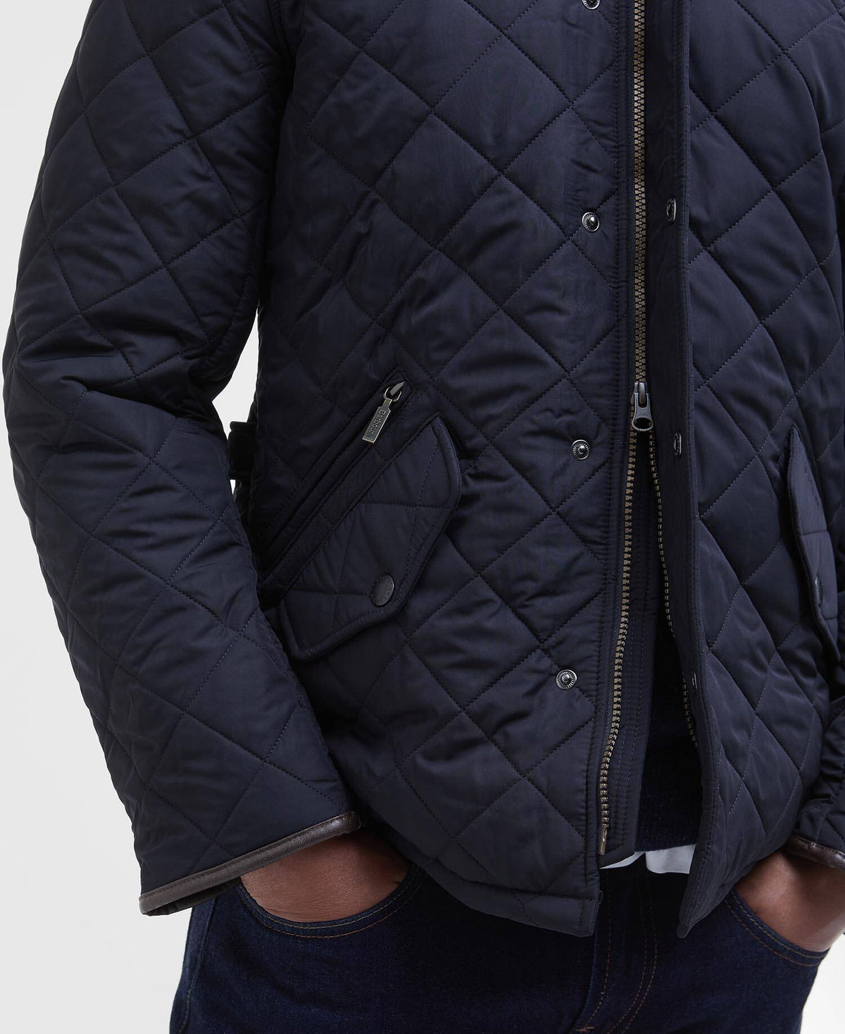 Barbour Powell Quilted Jacket - Classic Navy
