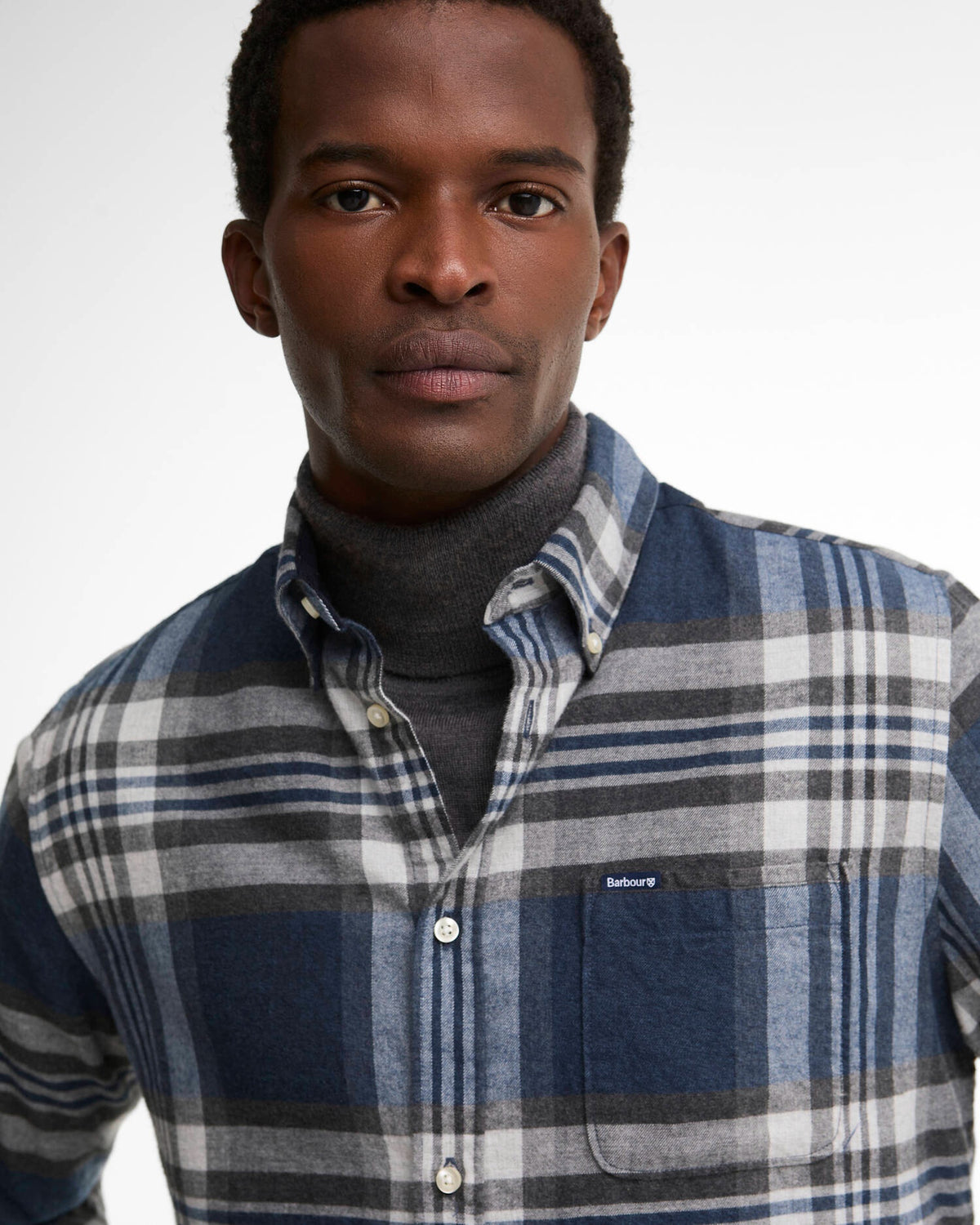 Barbour Dovedale Tailored Fit Shirt - Grey Marl