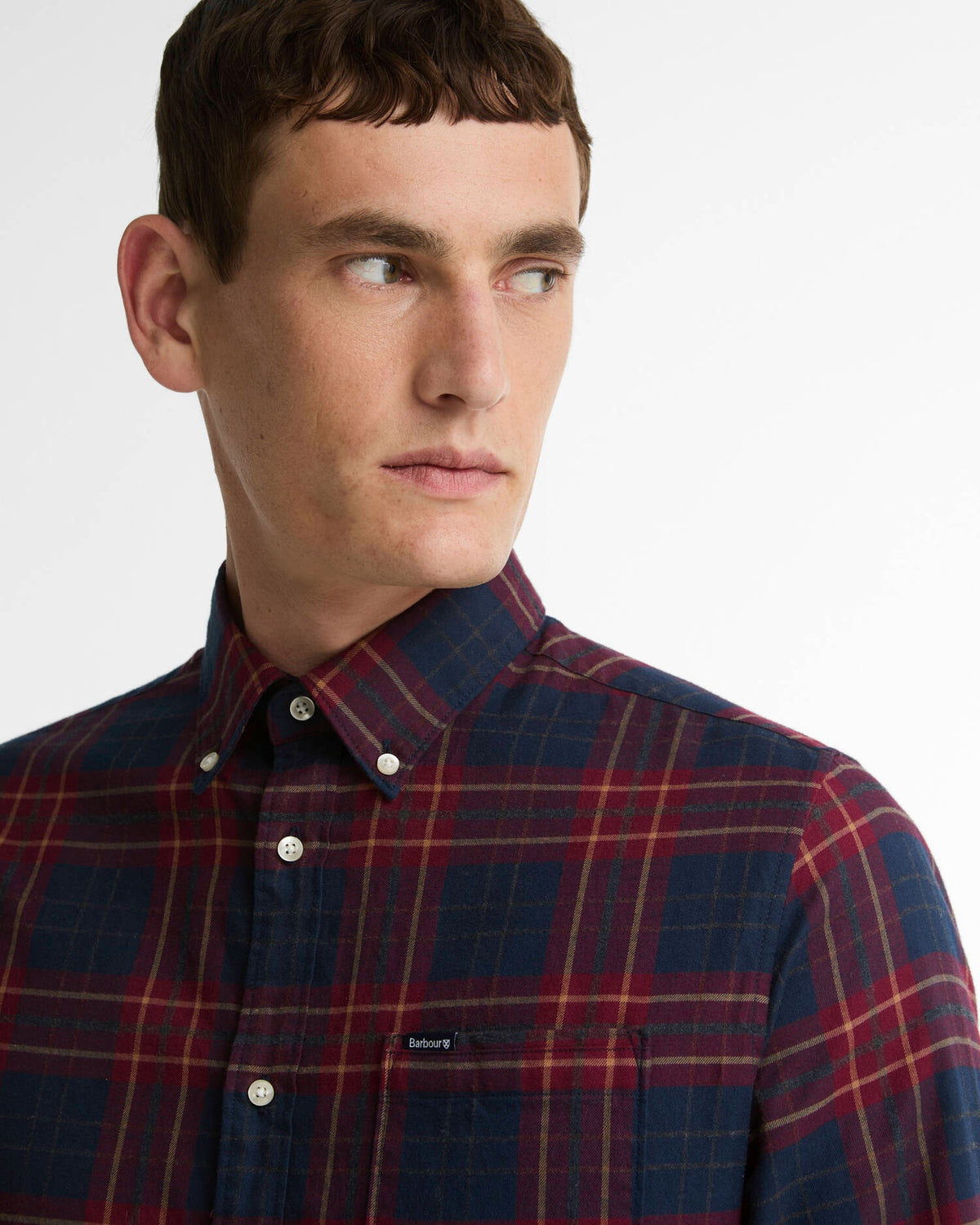 Barbour Broxburn Tailored Fit Shirt - Red