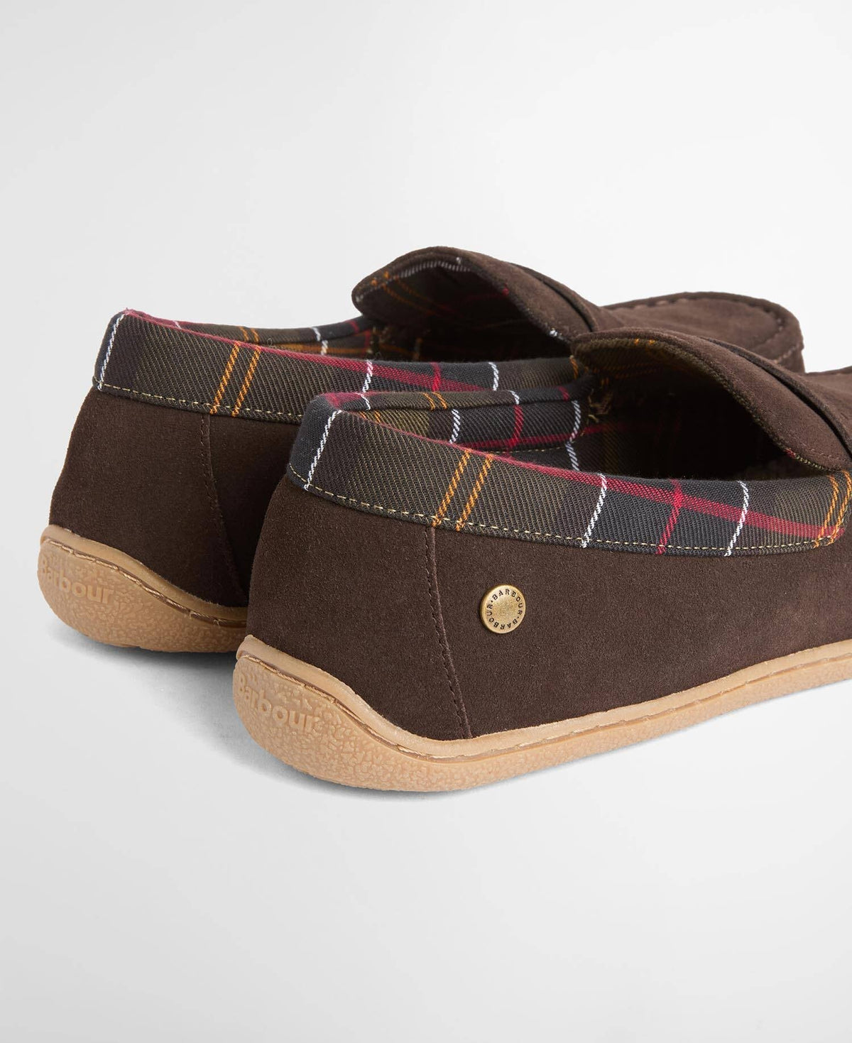 Barbour Albert Slippers - Brown Suede