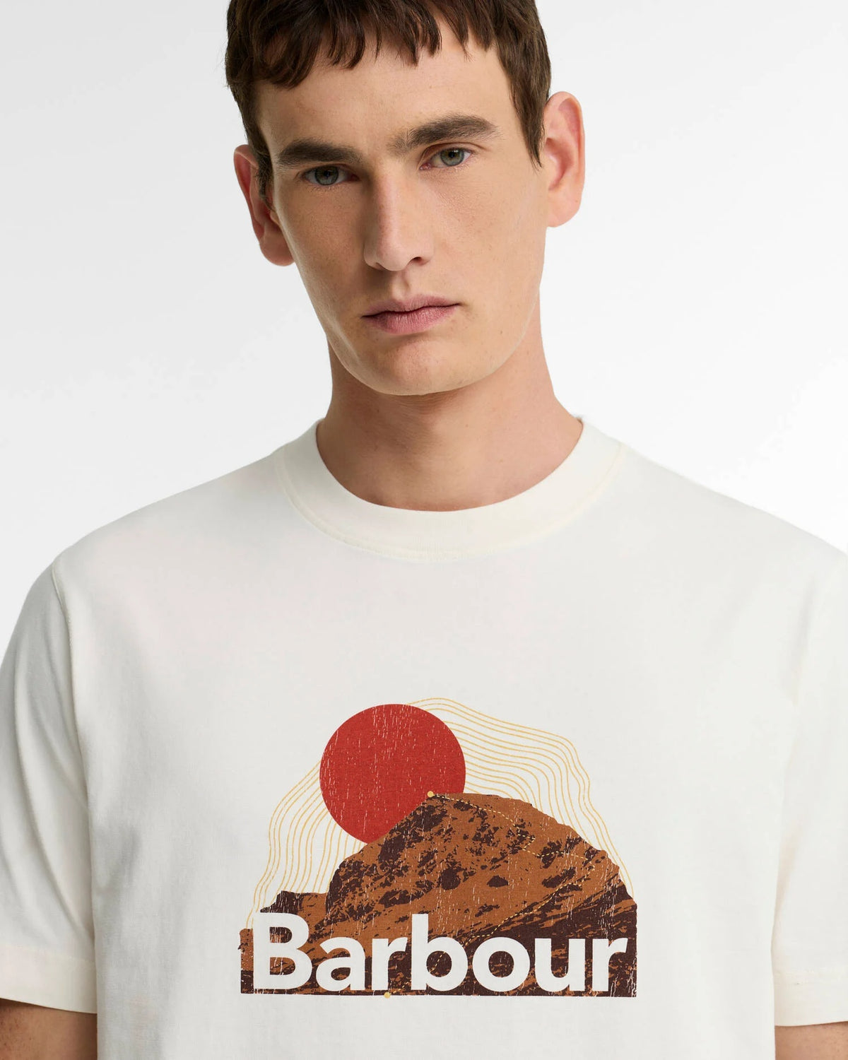 Barbour Wadsworth Relaxed Graphic T-Shirt - Whisper White