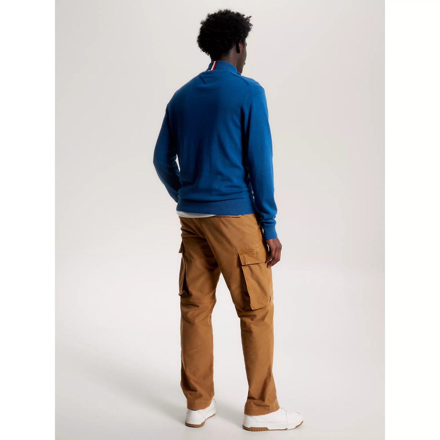 Tommy Hilfiger Pima Organic Cotton Cashmere Half Zip