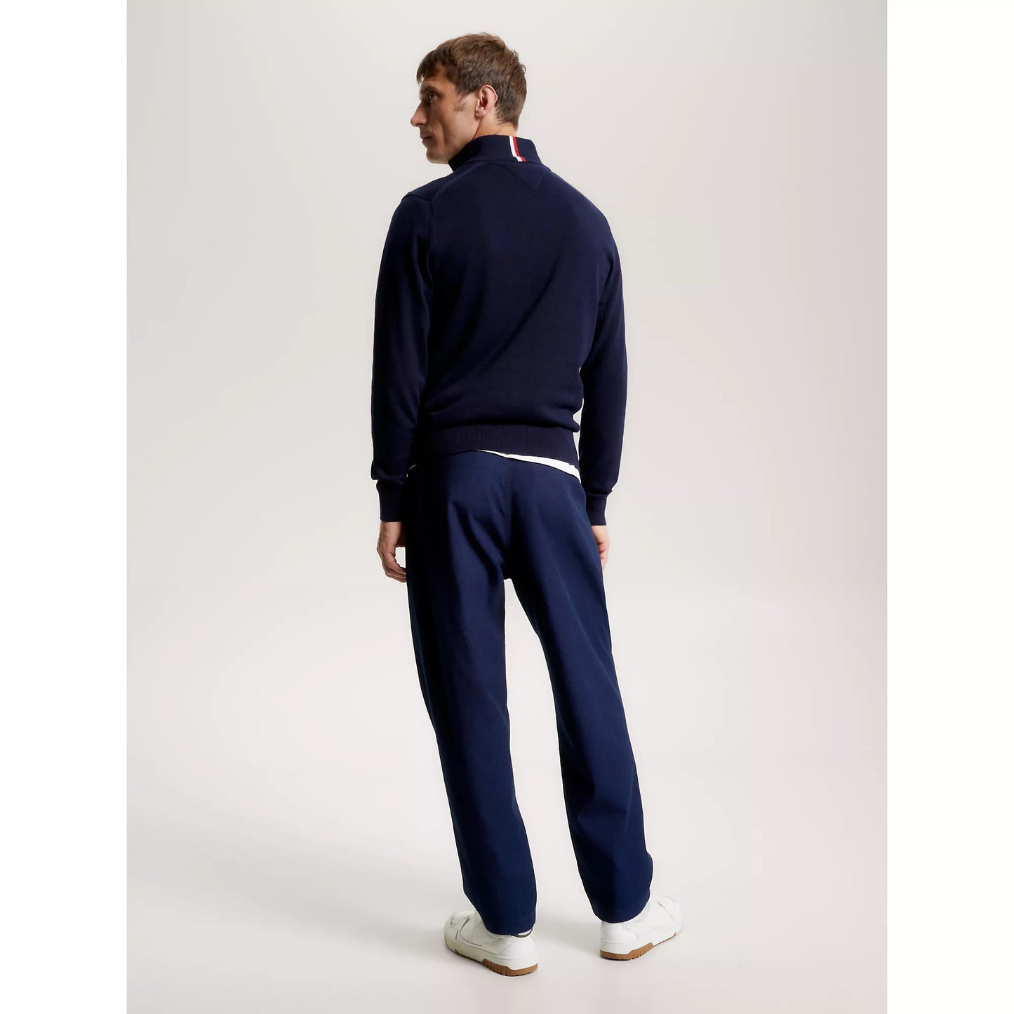 Tommy Hilfiger Pima Organic Cotton Cashmere Half Zip