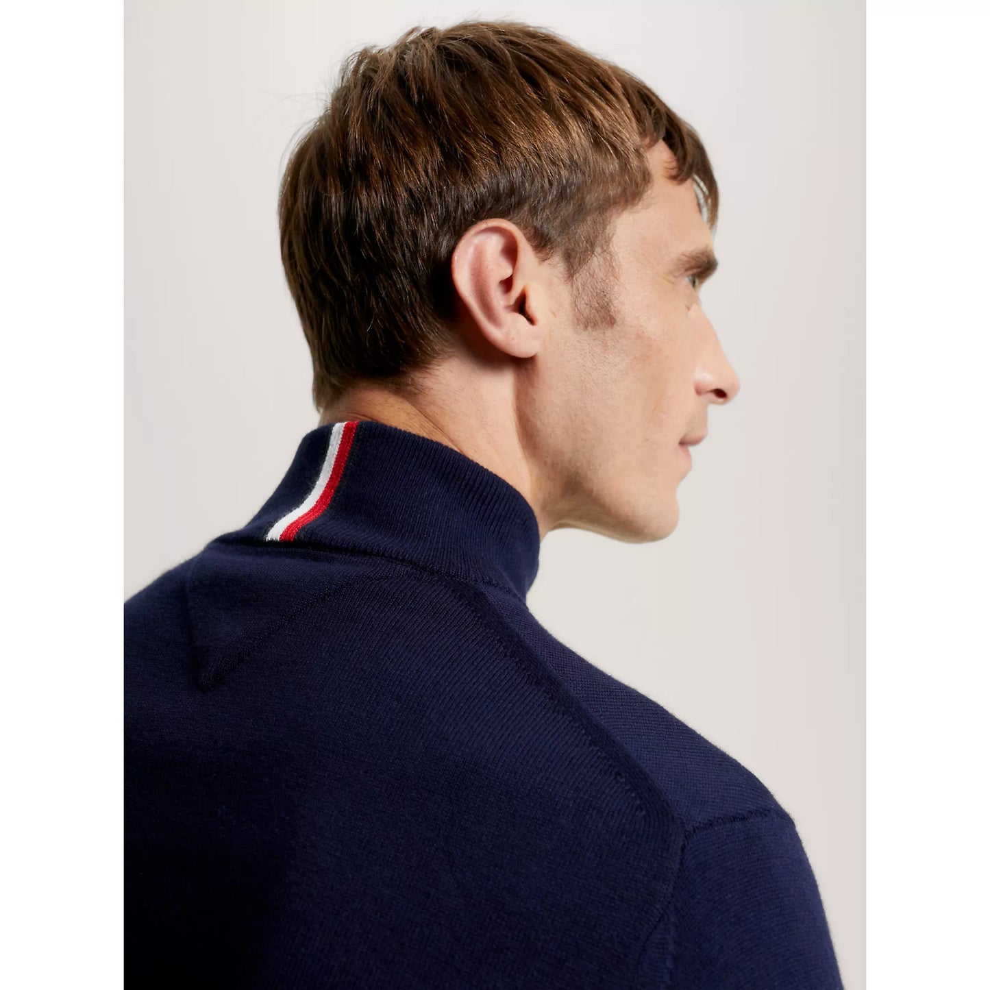 Tommy Hilfiger Pima Organic Cotton Cashmere Half Zip