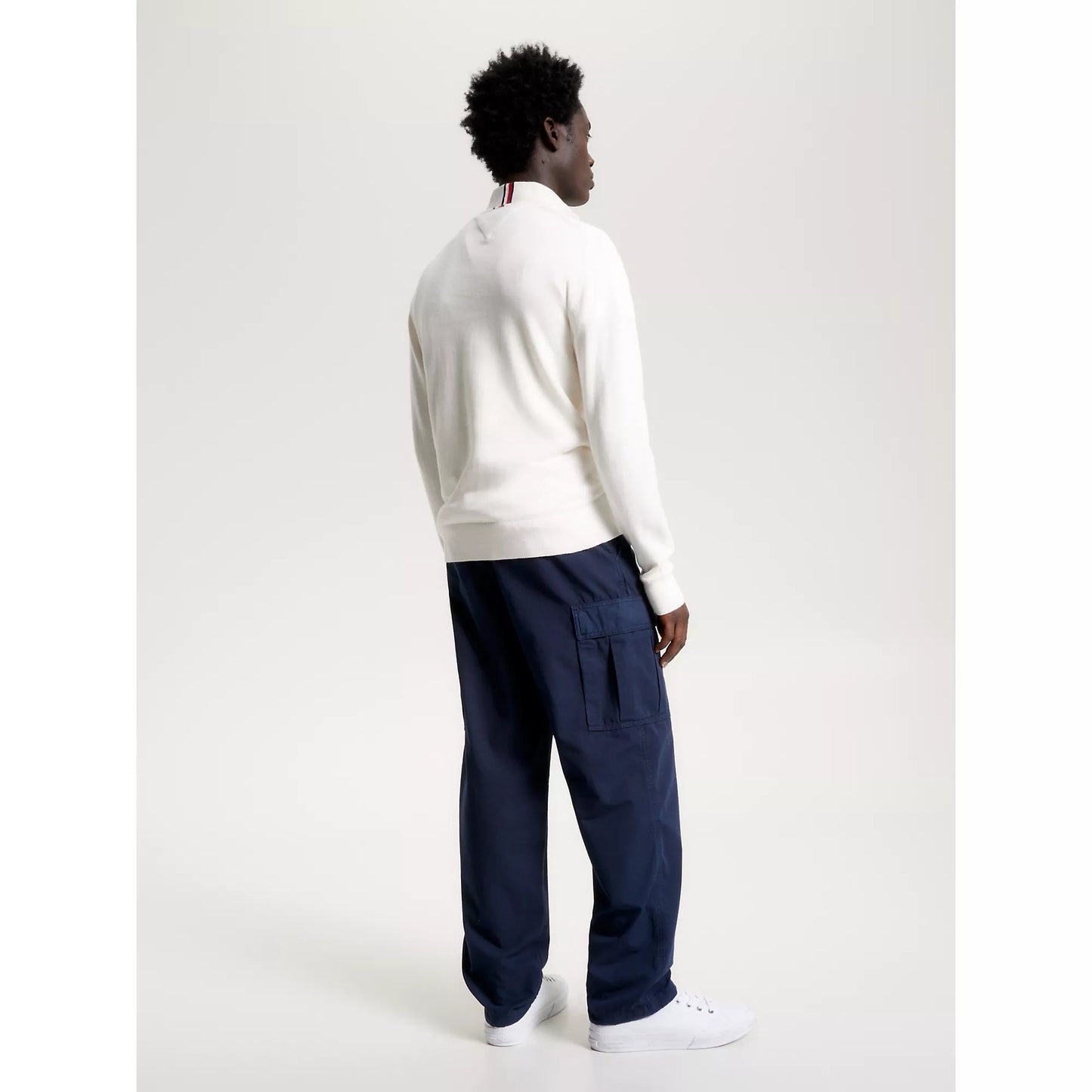 Tommy Hilfiger Pima Organic Cotton Cashmere Half Zip