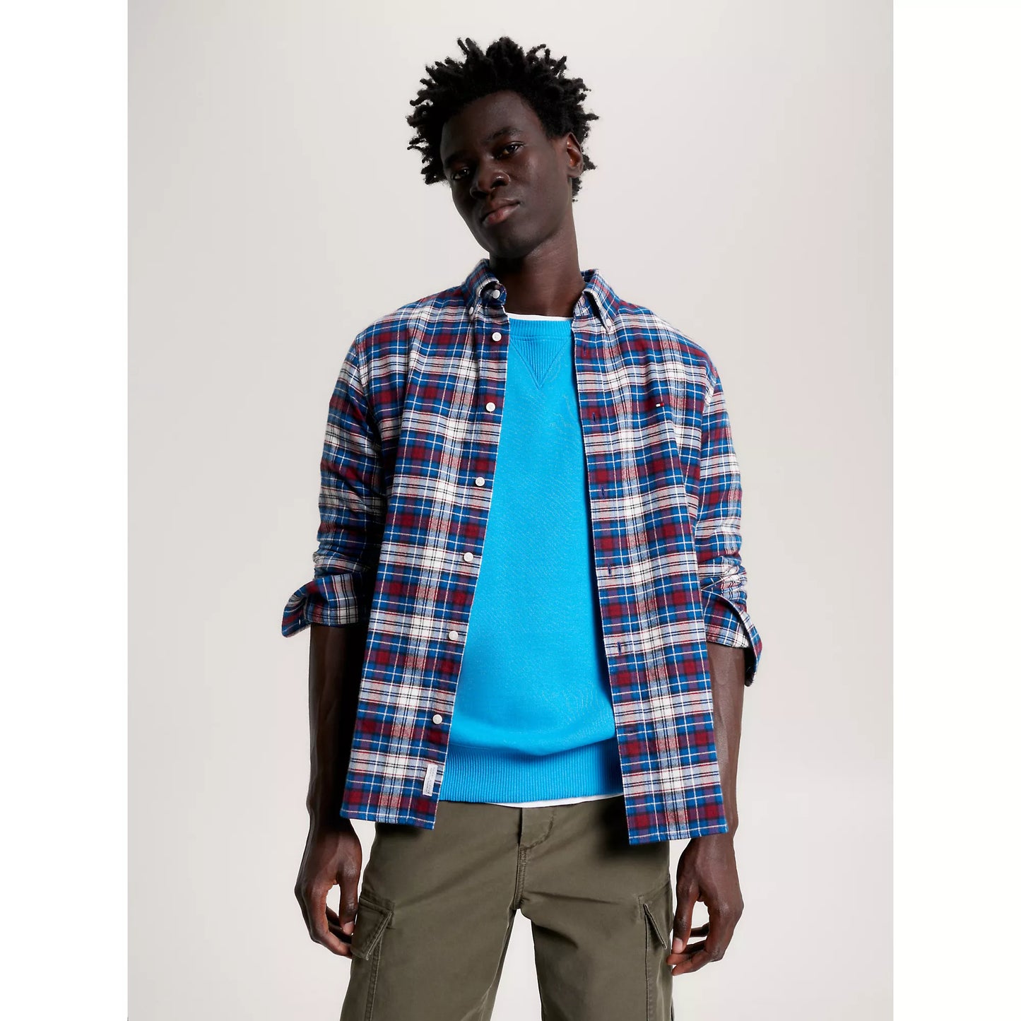 Tommy Hilfiger Brushed Cotton Tartan Shirt