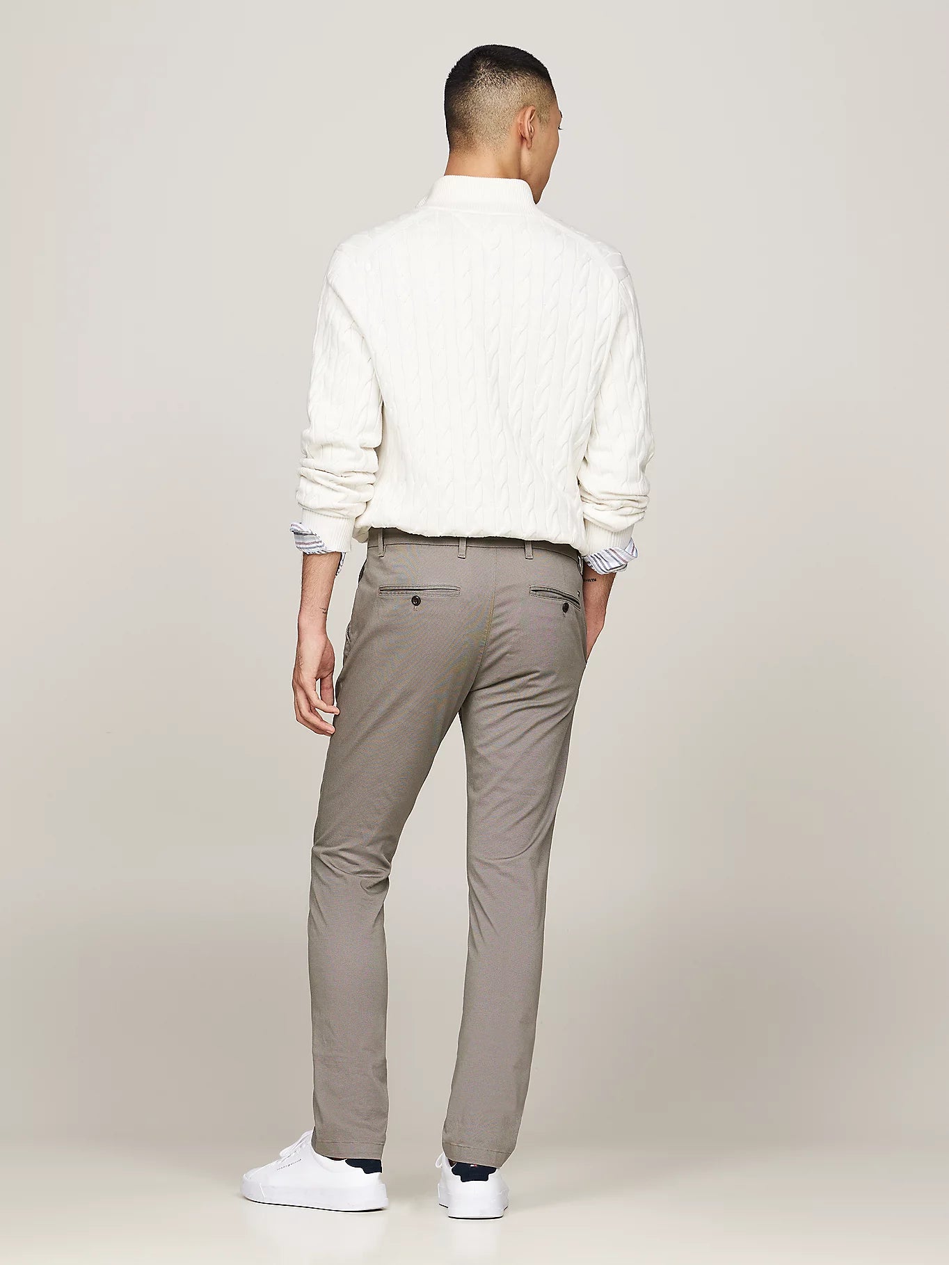 Tommy Hilfiger Bleecker Stretch Cotton Printed Slim Chinos