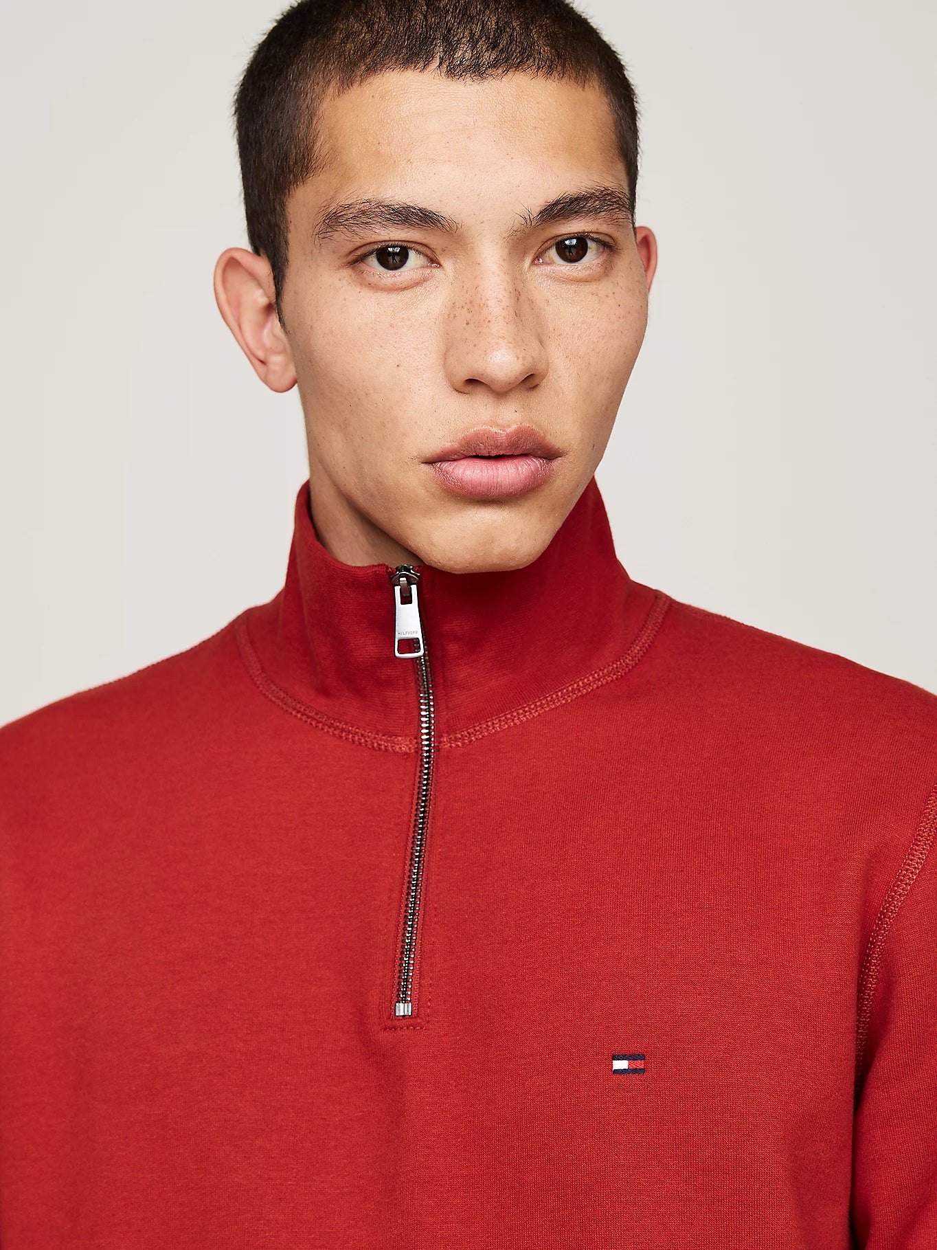 Tommy Hilfiger Quarter-Zip Fleece Sweatshirt