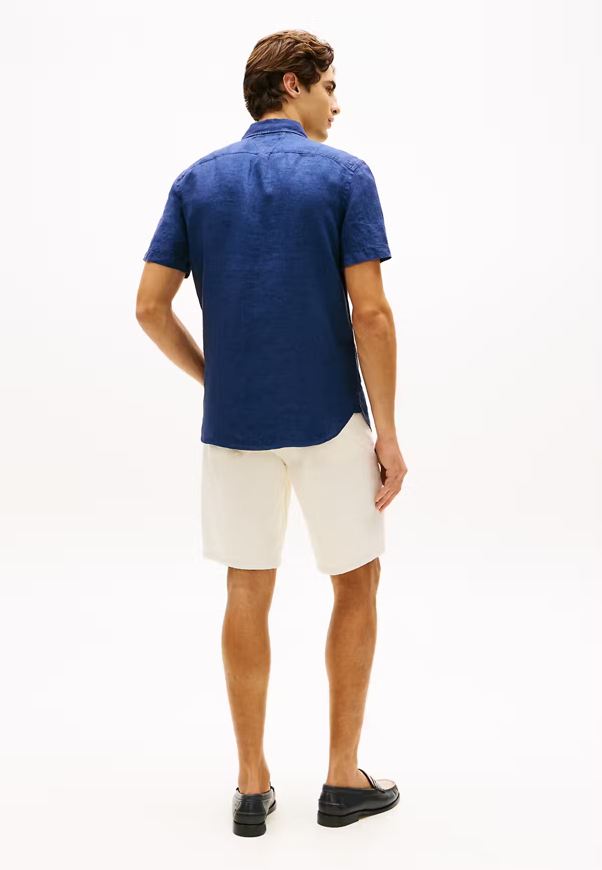 Tommy Hilfiger Washed Linen Short-sleeved Shirt