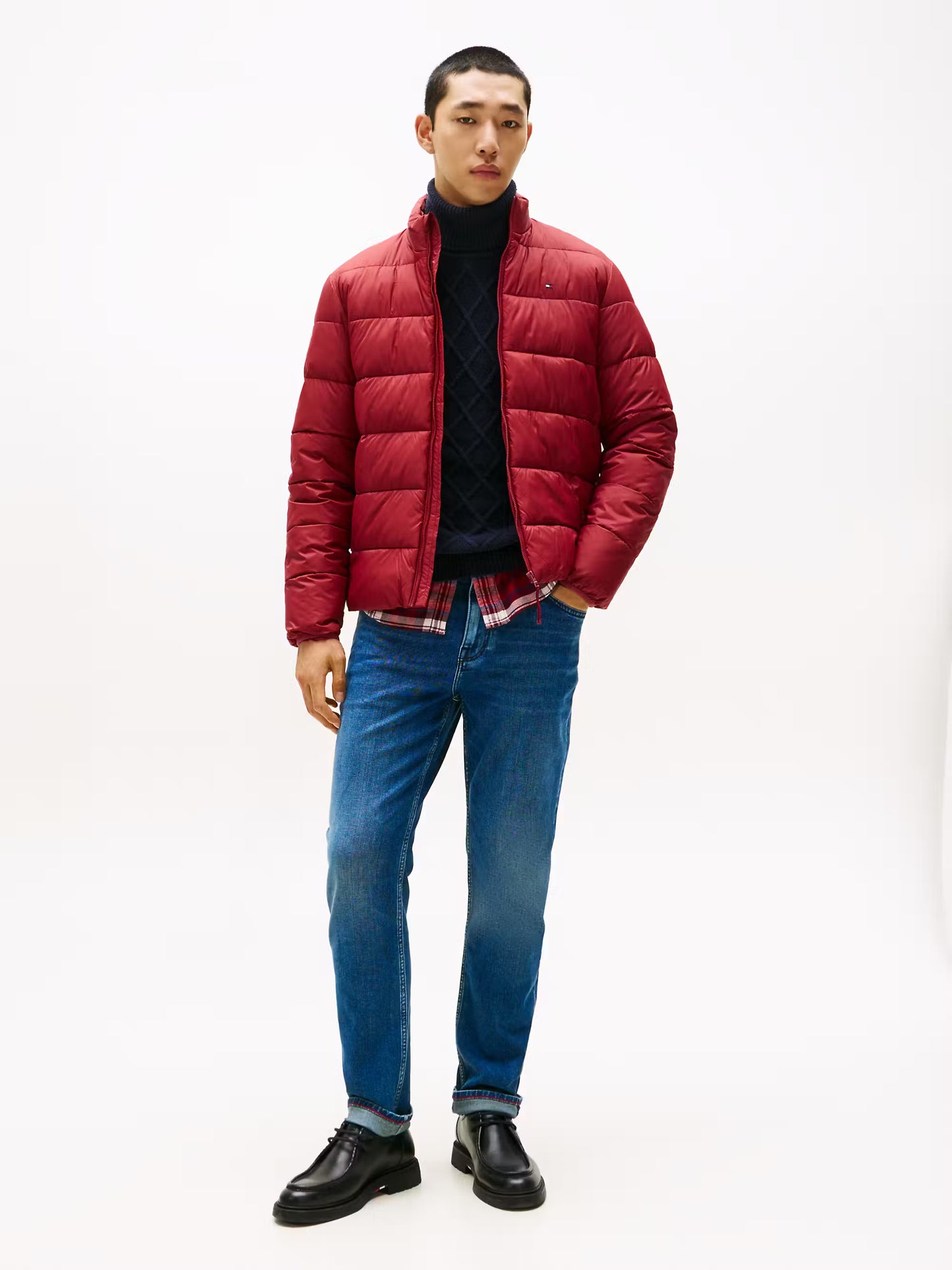 Mid Weight Stand Collar Padded Jacket